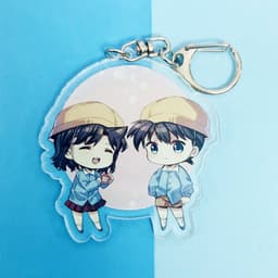 Mua 1 tặng 1 ( Mica trong acrylic) Móc khóa Conan THÁM TỬ LỪNG DANH ver best friend in hình thần tượng chibi 2