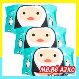 [Combo 3 gói] Khăn Ướt Khăn Mùi Cao Cấp Agi 100 tờ/bịch Hình Chim Cánh Cụt 1