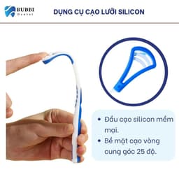 Dụng cụ cạo lưỡi (nạo lưỡi) vệ sinh miệng cao cấp 3