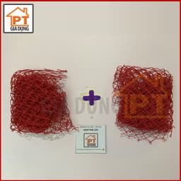 Miếng bọt biển cọ rửa bát xanh vàng, giẻ rửa chén bát bằng lưới tiện dụng 3