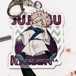 (mua 1 tặng 1) ( Mica trong acrylic ) Móc khóa JUJUTSU KAISEN ver NẰM ĐỆM Chú Thuật Hồi Chiến anime chibi xinh xắn 2