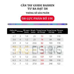 Cần Câu Tay Guide Tư Ba Đạt 5h 19i 2