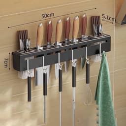 Kệ Treo Dao, Treu Đồ Nhà Bếp Siêu Chắc Chắn Tiện Dụng 3