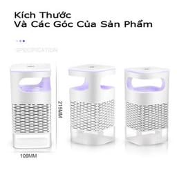 Đèn Bắt Muỗi, Máy Bắt Muỗi Diệt Côn Trùng Thông Minh Kiêm Đèn Ngủ Cao Cấp Có Quạt Hút Cổng Sạc USB Toàn AMIZIN 6