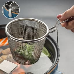 Giỏ Vớt Gia Vị Nhúng Lẩu Mì Inox 304 Tiện Lợi Sanshop 6