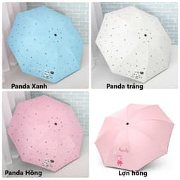 Ô chống tia UV đi mưa che nắng 2 lớp ( ô dù che mưa gấp gọn ) 7