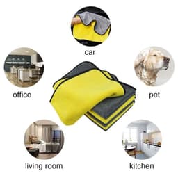 Khăn lau xe chuyên dụng Microfiber siêu thấm không rút sợi [Hàng Loại 1 4