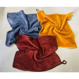 Khăn nail, khăn lau bàn bếp Microfiber KT 30x30 siêu mềm mịn THẤM HÚT TỐT  không bị ra bụi bông 3