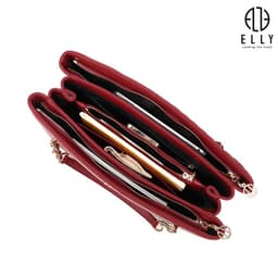 [Tặng hộp 20.10]  Túi xách nữ cao cấp da thật ELLY – ET137 9