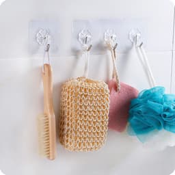 Móc Dán Tường Siêu Dính Trong Suốt Chịu Lực Tốt Treo Tường Chắc Chắn 5x5 cm 4