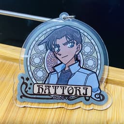 (mua 1 tặng 1) Móc khóa mica DETECTIVE CONAN Thám Tứ Lừng Danh ver TRÒN hình in 2 mặt 7