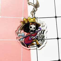 (Mua 1 tặng 1) Móc khóa One Piece Đảo Hải Tặc ver Sunny quà tặng Mica trong acrylic in hình anime chibi 8