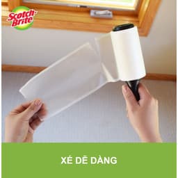 Cây Lăn Bụi Loại Lớn Scotch Brite 30 Lớp, Cây Lăn Bụi Làm Sạch Lông Chó Mèo,Bụi Quần Áo,Ghế Sofa 4