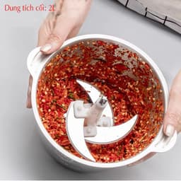 [BH 1NĂM] TRỌN BỘ Máy xay thịt, máy xay đa năng, công suất 250W, TRỤC INOX, cối inox304, 4 lưỡi dao, XAY ĐƯỢC CUA 4
