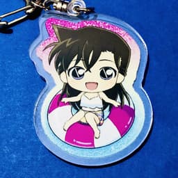 (mua 1 tặng 1) ( Mica ) Móc khóa in hình DETECTIVE CONAN Thám Tử Lừng Danh ver PHAO BƠI anime chibi xinh xắn 5