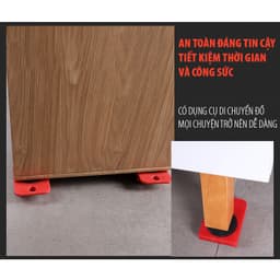 Dụng Cụ Di Chuyển Đồ Đạc Thông Minh, Dụng Cụ Nâng Hạ Tủ Giường Vật Nặng Có Bánh Xe Di Chuyển MKS051 5