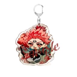 (mua 1 tặng 1) Móc khóa JUJUTSU KAISEN ver CỔ TRANG Chú Thuật Hồi Chiến anime chibi mica trong acrylic xinh xắn đáng yêu 6