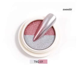 Tráng gương nén ombre 2 màu siêu HOT ngành nail [ NAILS SUPPLY ] 4
