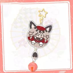 (mua 1 tặng 1) ( LỤC LẠC ) Móc khóa KIMETSU NO YAIBA Thanh Gươm Diệt Quỷ Tai Thú mica trong acrylic anime chibi M1 6