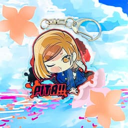 (mua 1 tặng 1) ( Mica trong acrylic ) Móc khóa JUJUTSU KAISEN Chú Thuật Hồi Chiến ver P/ITA! anime chibi xinh xắn 8