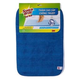 Thảm chống trượt cao cấp Scotch Brite 3M 40x60cm đa năng, lấy bụi hiệu quả, thấm hút nước tốt, nhanh khô 3