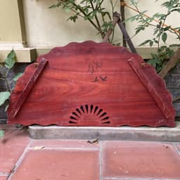 Tranh Quạt Gỗ Đồng Quê Kích Thước 60*120cm sơn pu cao cấp 7