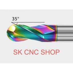 Mũi cầu CNC BALL - Phủ DLC - Kim loại nhôm đồng - SK CNC SHOP 2