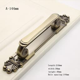 Tay nắm cửa FULEWOTO Phong cách Châu Âu Cửa đối diện gỗ kéo cửa 3