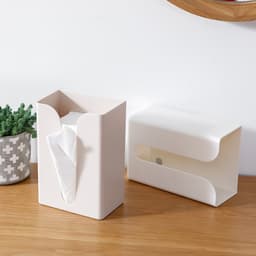 Hộp đựng giấy vệ sinh, Giấy ăn, Túi Nilong Cuộn Đa Năng Kèm Miếng Dán Tường Nano Sáng Tạo Mới - 88310 AMIZIN 1
