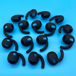 [Có Sừng Móc] 1 Cặp Nút Cao Su Bọc Tai Nghe AP AirPods 3 Chống Rơi Hoàn Hảo Khi Tập GYM Thể Thao 5