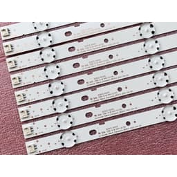 THANH ĐÈN LED TIVI PANASONIC 49DS630 49DS500 49ES500 49EXW504 49ESW404 HÀNG MỚI 100%, BỘ 8 THANH, MỖI THANH 5 BÓNG 3V 2