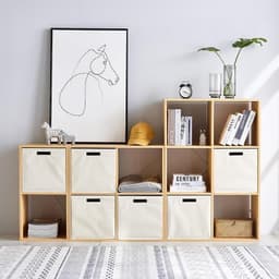 [ Hỏa TỐc ]Kệ Sách gỗ - Kệ để đồ gỗ đa năng tổ ong nhiều tầng lắp ghép cực tiện ích 8