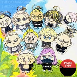 (mua 1 tặng 1) ( Mica ) Móc khóa in hình TOKYO REVENGERS Kịch Trường Của Takemichi ver LÙN anime chibi dễ thương 1