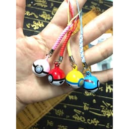 (random) Móc Khóa Daruma bóng nhiều hình Chuông Lục Lạc - Dây Treo Điện Thoại, Túi Xách May Mắn Phong Cách Nhật Bản 5