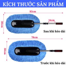 Chổi rửa Xe Ô Tô, Vệ Sinh Xe Hơi Sợi Mềm Có Thể Điều Chỉnh Độ Dài - TUIDO SHOP 2