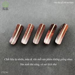 Gác Đũa Gỗ Trắc Tự Nhiên Kiểu Dáng Hiện Đại HAHANCO [CTL741] Bộ 10 Chiếc 5
