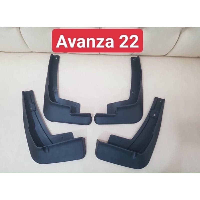 Bộ 4 Chắn Bùn Nhựa Dẻo Xe Toyota Veloz, Avanza 2022 2023 kèm ốc vít vừa form xe, lắp đặt dễ dàng