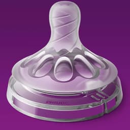 Bộ 2 núm ti Philips Avent SCY963/02 cổ rộng size 3 (1 - 3 tháng) - Giao bao bì ngẫu nhiên 3