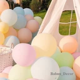 5 Bóng macaron/pastel trang trí sinh nhật 10 inch 3