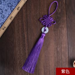 Dây Treo Đồng Tâm Kết Ngọc Bội - Tua Rua Cổ Phong Trung Hoa Phụ Kiện Trang Trí Cao Cấp Đủ Màu 6