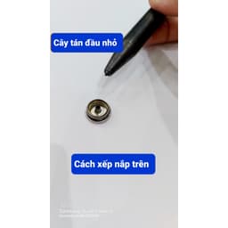 Bộ dụng cụ đóng nút bấm 4 thành phần (nút lò xo,nút chén,nút bấm quần jean, nút áo gió,túi ví) Cây đục lỗ cây đóng đế kê 8