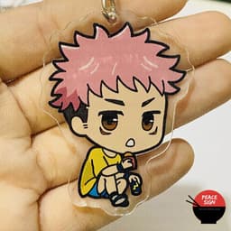 (mua 1 tặng 1) Móc khóa JUJUTSU KAISEN ver DẠO PHỐ Chú Thuật Hồi Chiến anime chibi Mica trong Acrylic 7