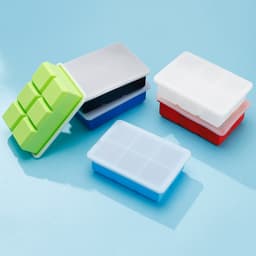 Khuôn làm đá, khay đá lạnh có nắp đậy chất liệu silicon an toàn tiện lợi bền bỉ 5