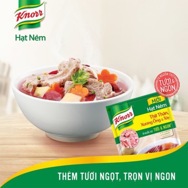HẠT NÊM TỪ THỊT KNORR 1,8kg  CHÍNH HÃNG GIÁ TỐT