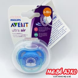 Núm ty ngậm Philips Avent thông khí - Hình Nhân Vật Ngộ Nghĩnh, Núm Đơn Có Hộp Cho Bé Từ 0-6 Tháng Và 6-18 Tháng 2