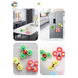Set 3 con quay spinner, con quay đồ chơi chong chóng dính tường, âm thanh vui nhộn cho bé 3