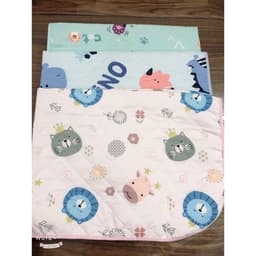Tấm lót Lớn chống thấm Sơ Sinh Unmei cho bé 2 lớp, thoáng khí, có thể giặt được 50x70cm 8