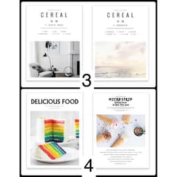 [MẪU MỚI] Poster 2 MẶT thời trang chụp look book phụ kiện chụp ảnh 3