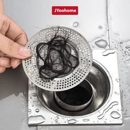 Bịt nắp lọc rác inox nhà tắm JYoohome Giỏ lưới bịt nắp cống chặn rác thoát nước nhanh chống gỉ 1