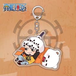 Mua 1 tặng 1 ( Mica trong acrylic ) Móc khóa anime ONE PIECE ĐẢO HẢI TẶC ver WANO chibi anime xinh xắn 8